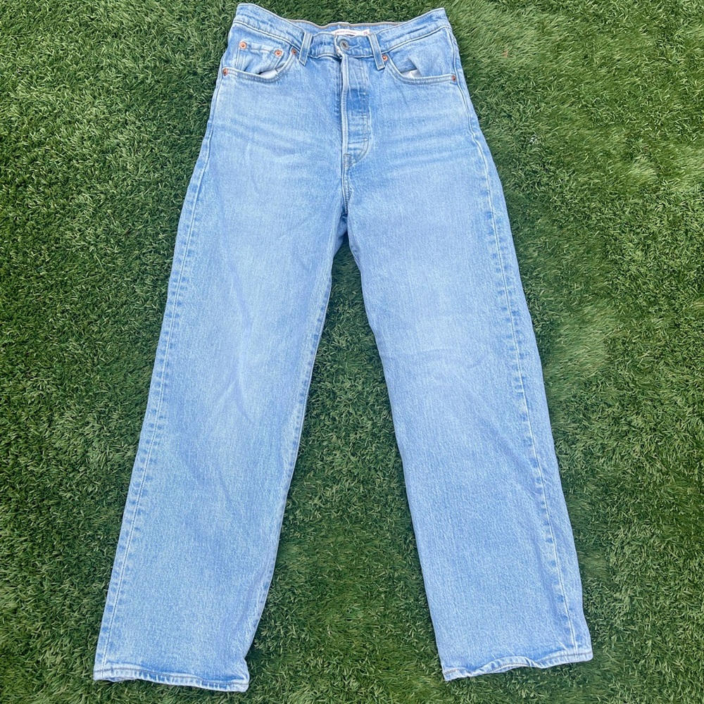 Levis Ribcage Straight Jeans